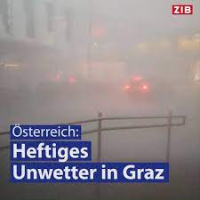 Wetter für heute in graz (statutarstadt), graz (stadt) (bezirk), steiermark (bundesland), österreich. Zeit Im Bild Heftige Unwetter Gewitter In Graz Facebook