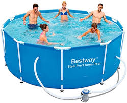 Bestway 10ft X 39 5 Inch Steel Pro Frame Pool Set Amazon Co Uk Toys Games