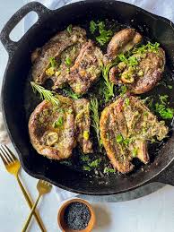 14 mouthwatering lamb chop recipes to make on easter sunday. Garlic Herb Lamb Shoulder Chops Good Food Baddie