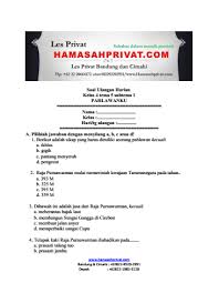 Soal Uh Kelas 4 Tema 5 Subtema Pahlawanku Bank Soal Hamasahprivat Com