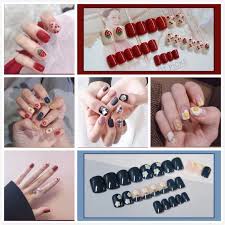 Nail art simple elegant kuku pendek. R051 100kuku Palsu False Fake Nails Pendek Panjang Polos Simple Elegant Import Nail Art Free Lem Shopee Indonesia
