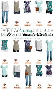 Jcpenney Cute Summer Outfits Mini Capsule Mix Match Capsule Wardrobe Mom Cute Summer Outfits Capsule Wardrobe