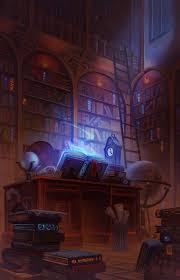 Mage Library Lily Morran On Artstation At Https Www Artstation Com Artwork V1o8zv Magical Library Fantasy Rooms Fantasy Concept Art