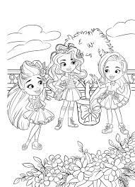 Hairdorables coloring notebook | zazzle.com. Dolls In The Garden Coloring Pages For You