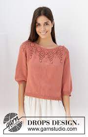 The knit style and soft touch fabric make for a very comfortable and easy to wear face mask. Copper Rose Drops 212 10 Free Knitting Patterns By Drops Design