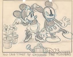 Send fresh flowers online to краснодар. Storyboard Art From The Never Produced Mickey Mouse Short Spring Cleaning Gallery D23