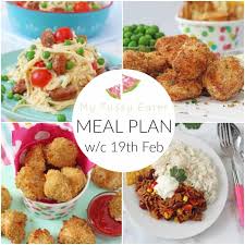 If you buy a bunch of groceries with no plan you may not use all of them and end up wasting money and food, or you may be too tired during the week to figure out recipes that fit your ingredients. Family Meal Plan W C 19th February 2018 My Fussy Eater Easy Kids Recipes