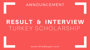English student with a very. Turkey Scholarship Interview Result Announcement 2021 Turkey Scholarships