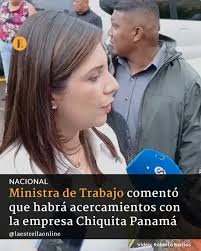 La ministra de Trabajo y Desarrollo Laboral, Jackeline Muñoz, destacó la  aprobación en tercer debate del proyecto de ley 290 que regula la actividad  bananera en el país., Muñoz comentó que espera que, ...