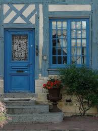 La Maison Bleue Beaumont En Auge Beautiful Doors Cool Doors Blue Door