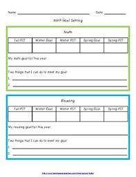 Nwea Map Goal Setting Worksheet Nwea Map Nwea Nwea Map Practice