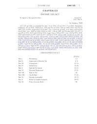 The income tax act 2007 (c 3) is an act of the parliament of the united kingdom. Https Europam Eu Data Mechanisms Pf Pf 20laws Malta Malta Income 20tax 20act 1949 Amended2016 Pdf