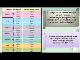 Bahasa perantaraan dan perhubungan antara masyarakat yang berlainan bahasa. Sejarah Tahun 5 Bahasa Melayu Warisan Kita Youtube