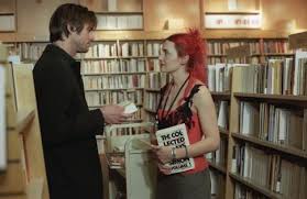 The Quinessential Romance Movie Scene The Bookstore Scene Eternal Sunshine Of The Spotless Mind Romance Movies Best Eternal Sunshine