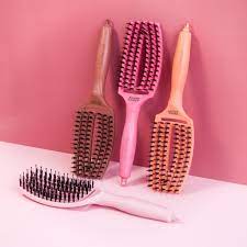 Olivia Garden Fingerbrush Blush Medium Coral Hair Brush