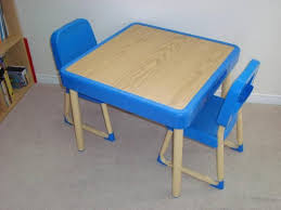 Repeat this procedure 16 attach a fool to each of the other chair legs. No Matter How Much Juice Was Spilled Playdough Caked To The Top Or Primitive Science Experiments Gone Wrong Vintage Fisher Price Table And Chairs Kids Toys