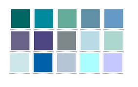Use deeper blue walls as a contrast along with shades of white washed woods. Shades Of Blue Color Paint Novocom Top