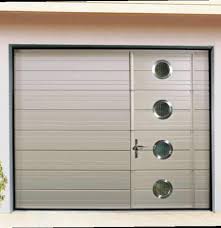 Check spelling or type a new query. Porte De Garage Sectionnelle Motorisee Ouverture Plafond Avec Hublot Et Portillon Isolation Thermique
