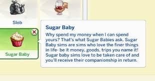 Sims 4 (some) more odd jobs! The Black Simmer Sugar Baby Trait By Oodles Of Sims