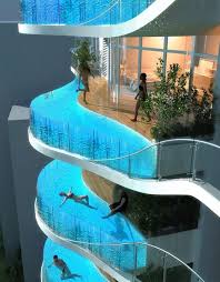 Balcony Pools Are The Latest Luxury Condo Trend Balcony Pool Luxury Condo Pool Houses