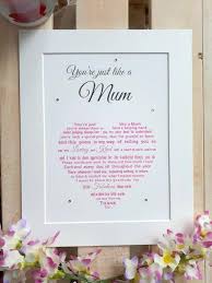 Birthday Present For Mother In Law Uk Mothers Day Present For Step Mum Just Like A Mum Stepmom Etsy Step Mom Gifts Mothers Day Presents Step Mother Gifts