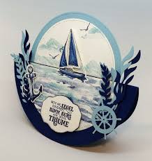 Permanently Stamped Blog Hop Team Luftchen July In 2020 Nautische Karten Karten Basteln Interaktive Karte