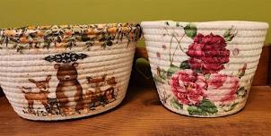 Decoupage A Basket