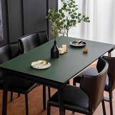 Vegan Leather Table Protector Premium Quality Table Cloth Covers For Square Or Rectangle Tables In 2020 Table Cloth Coffee Table Mat Table Mats