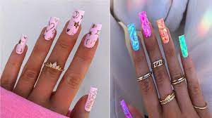 Adding some hand painted designs will make the emboss nail art even cuter! Cute Acrylic Nail Designs To Shake Things Up The Best Nail Art Ideas Youtube