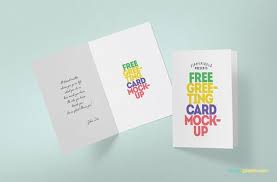 Download Free Greeting Card Mockup Zippypixels Birthday Card Template Free Free Greeting Cards Greeting Card Template