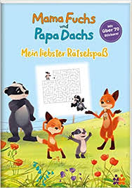 Mama Fuchs Und Papa Dachs Mein Liebster Ratselspass Mit Stickern Amazon De Friendz Kids Und Concepts Gmbh Bucher Fuchs Spass Bastelbucher