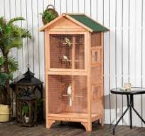 Bird Cage Large 60-Inch Extra Wide Parrot Cage With Stand - Large Flight  Aviary For Macaws, Cockatoos & Big Birds Parakeet Flight Cage