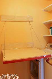 how to build a collapsible laundry room folding table diy storage tables prepac floating entryway shelf & coat rack
