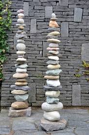 Steinturme Stone Towers Steine Feuerverzinkter Rostfreier Stahl Gartenprodukte Steine Steinkunst