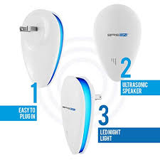 Electromagnetic waves easy to operate night light. Brison Ultrasonic Pest Repeller Eco Friendly Pet Safe Wall Plug In Pest Repeller Prevents