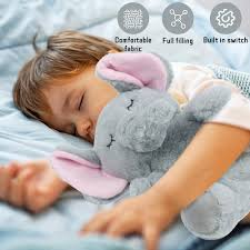 Peluche De Sueño Elefante Peluche Elefante Que Respira - Juguete Relajante  Para Bebés Con Luces Y Música Peluche Para Dormir Bebe