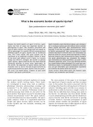 Now before that we move on to sharing the free pdf download of operative techniques in sports medicine surgery pdf with you, here are a few important each clinical problem is discussed in the same format: Pdf Economic Burden Of Sport Injuries Selcen Ozturk Academia Edu