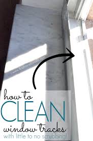 Are your shower doors and tracks covered with mineral deposits and hard water crud? How To Clean Window Tracks First Home Love Life