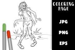Select from 36965 printable coloring pages of cartoons, animals, nature, bible and many more. Zombie Coloring Page Halloween