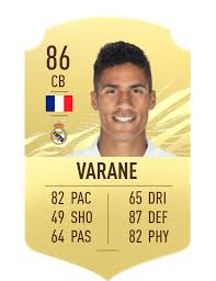 Raphaël varane real madrid c.f. Gpn9 Pu Jsprem
