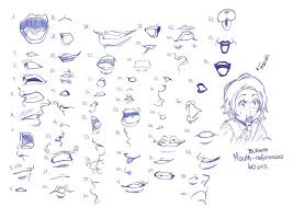 Mouth Reference Sheet 19 08 2014 Mouth Drawing Drawing Base Cool Drawings