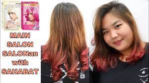 Finally video tutorial ombre rambut aku naik jugaaa!!!ini kali pertamanya juga buat aku ombre rambut dan ku kerjain sendiri di rumah. Cara Cat Rambut Ombre Sendiri Di Rumah Pake Semir Miranda Lagi Part 1 Youtube