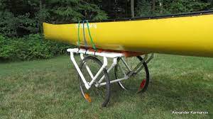 Pvc Canoe Dolly Kayak Fishing Diy Canoe Fishing Diy