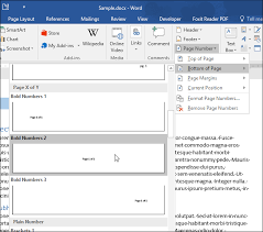 How do you insert a running head and a page number? How To Insert Page X Of Y Into A Header Or Footer In Word