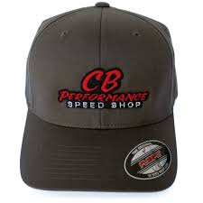 7974 Grey Flexfit Hat Speed Shop Logo L Xl
