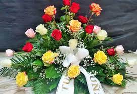 Flores de todo tipo, adornos florales, ramos de novia, coronas, decoración para eventos, bodas, bautizos, comuniones, etc. Centros De Flores Para Tanatorio Floristerias Arco Iris