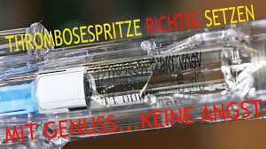 Maybe you would like to learn more about one of these? Thrombose Spritze Richtig Setzen Ohne Angst Youtube