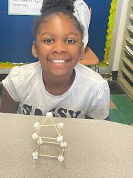 Mrs. James's class made 3 D shapes today.