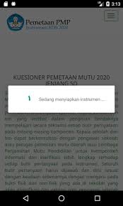 Perangkat instrumen pemetaan mutu pendidikan dasar dan menengah tingkat sekolah dasar 7 peran kepala sekolah kuesioner pemetaan mutu kementerian pendidikan dan kebudayaan direktorat jenderal pendidikan dasar dan menengah 1 bentuk pendidikan sd 2 peran kepala sekolah 3 npsn 4 nuptk 5 email a. Eds Sd Luring For Android Apk Download