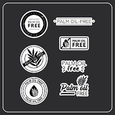 Palm kernel oil palm oil african oil palm linoleic acid, oil, oil, arecaceae, fruit png. Palm Oil Free Stickers On White Background Palm Oil Free Drawn Isolated Sign Icon Set Healthy Lettering Symbol Of Palm Oil Free Tasmeemme Com